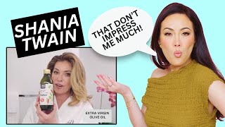 Reacting to Shania Twain's DIY Skincare Routine!
