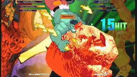 MvC2: Hulk/Spiderman Assist Kill by MagusOld