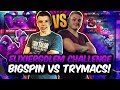 BIGSPIN vs. TRYMACS - RANDOM ELIXIERGOLEM DECK CHALLENGE! | Old School Duell! | Clash Royale Deutsch
