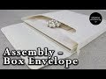 How to assemble our invitation box envelopes  diy wedding invitations  eternal stationery