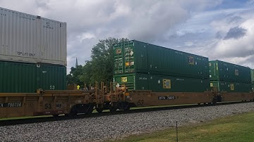 NS 213 Intermodal Taylors, SC w/Virginian heritage unit trailing 2nd