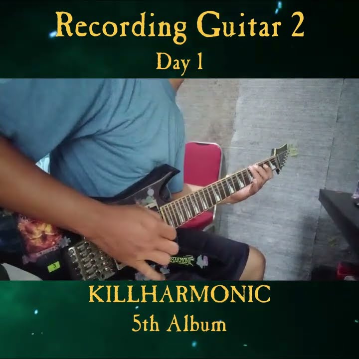 Recording Metal Guitar 2   Day 1   KILLHARMONIC 5th Album #guitarlessons #metalguitar 62
