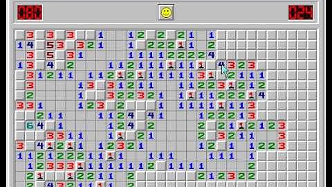 Minesweeper expert solved in 37,61 (38) s. (Former Russian record)
