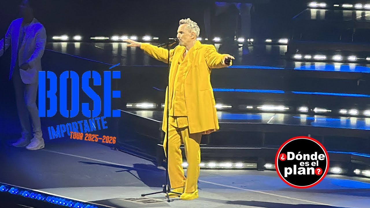 Miguel Bosé en el Auditorio Nacional | Si Tú No Vuelves | IMPORTANTE Tour