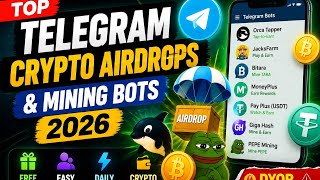 Crypto & Telegram Airdrop Updates | Orca, PEPE, Mining Bots & More 🪙 screenshot 3