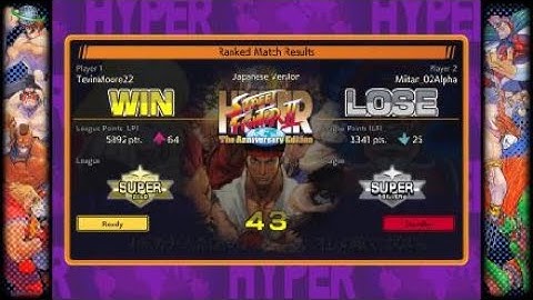 CAPCOM FIGHTING COLLECTION HSF2 jp version Online Ranked match Salt #1