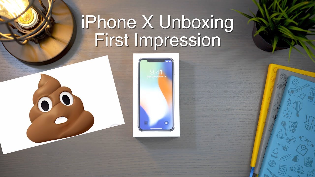 iPhone X Unboxing and First Impression From an Emoji! YouTube