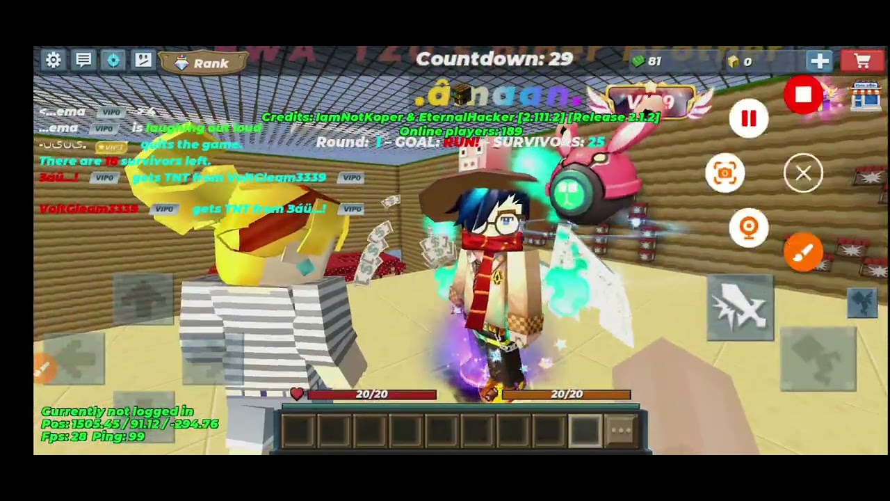 Hack TNT tag BLOCKMAN go!