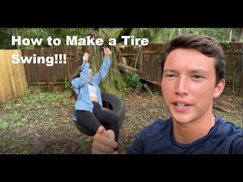 How to Make a Tire Swing!!!