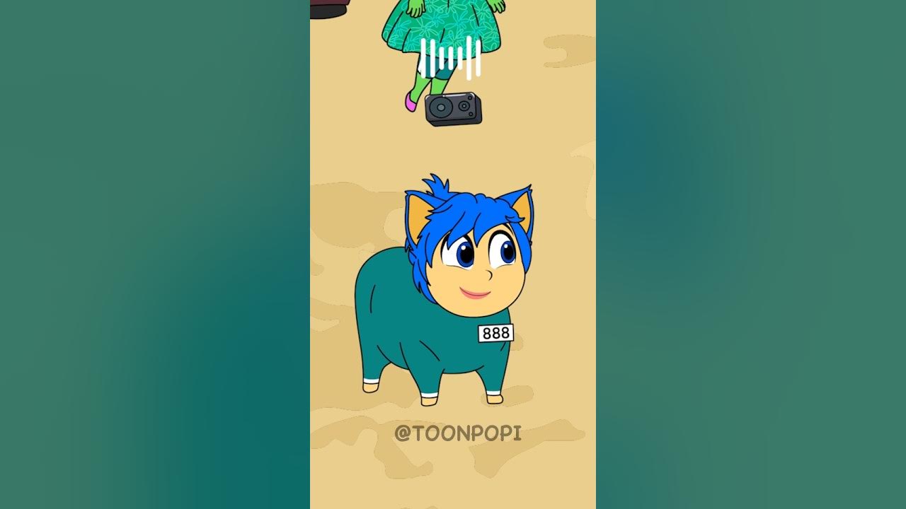 OIIA Spinning Cat in Squid Game Inside Out 2 version OIIA Spinning Cat in Squid Game Inside Out 2 version