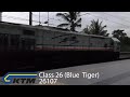 Ktm kargo class 26 locomotive 26107 passing at bukit badak station feat class 92 scs07 arriving