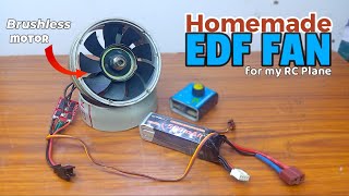 I Built A 50Mm Edf Ducted Fan For My Rc Plane Homemade Edf Fan