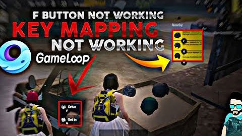 F Button in Gameloop Not Working Pubg Mobile Key Mapping Problem