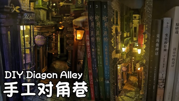 Harry Potter Book Nook: Diagon Alley 