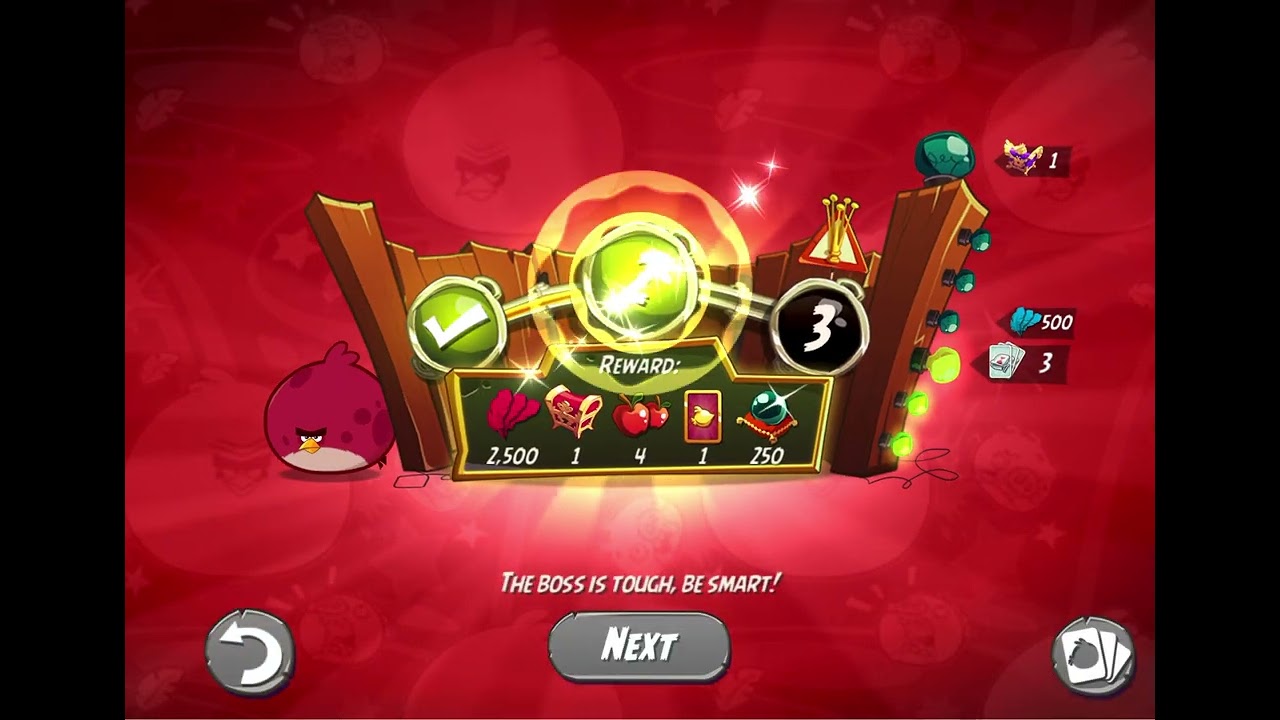 Angry Birds 2 AB2 4-5-6 Daily Challenge - 2025/12/14 for extra Terence card