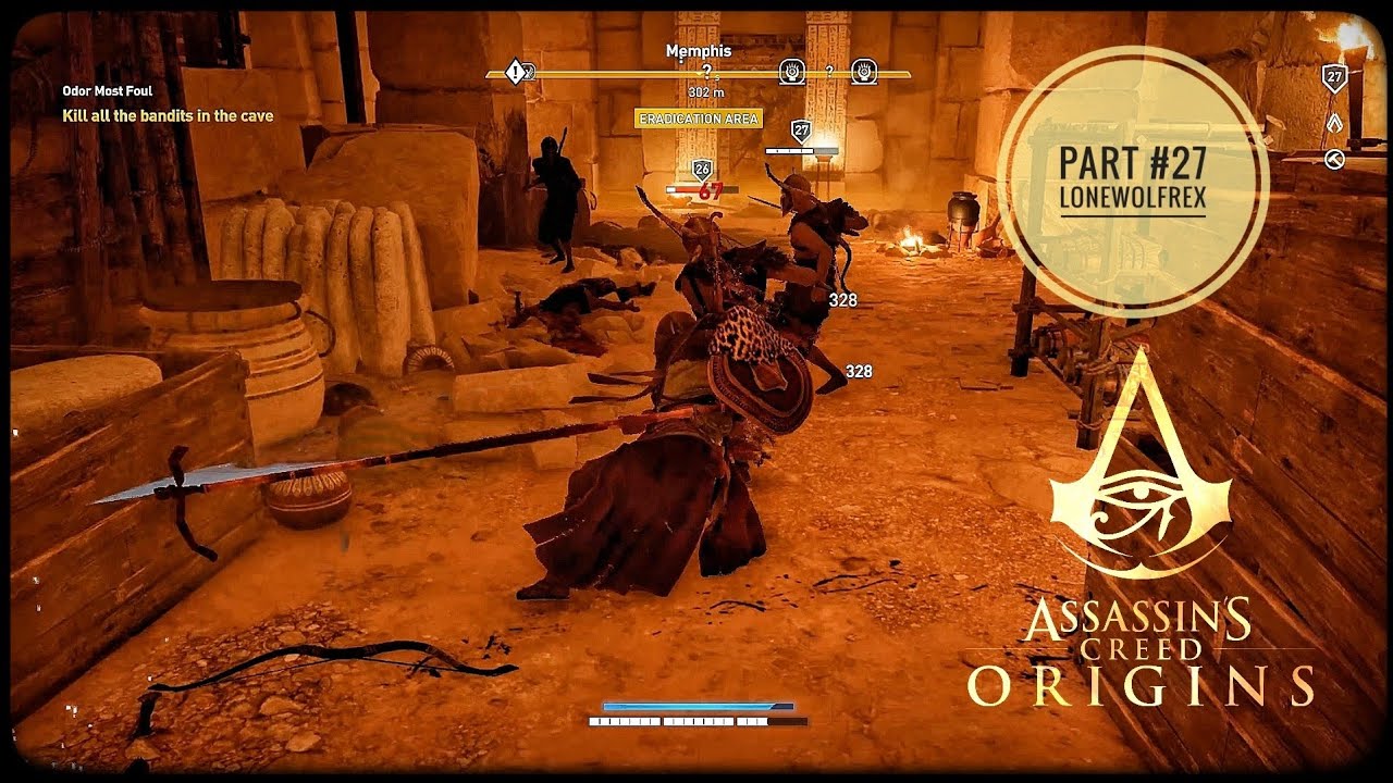 Assassin's Creed Origins Walkthrough Part 27- Hard Mode 