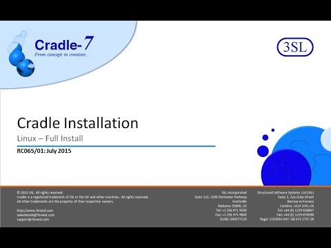 Full Cradle Installation on Linux - RC06501
