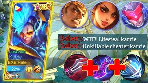 KARRIE HAAS CLAW BUILD IS BROKEN (UNKILLABLE BUILD) || KARRIE BEST BUILD AND EMBLEM 2022 - MLBB