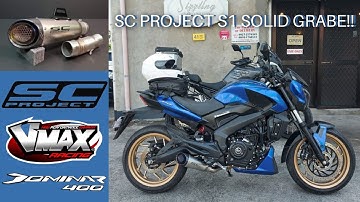 Dominar 400 | SC Project S1 | Exhaust Sound #Bajaj #Dominar400 #SCProject #ExhaustSound