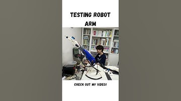 Testing improved robot arm