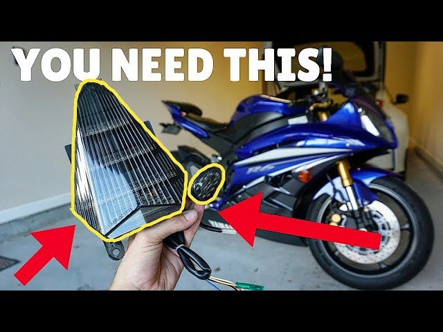 Integrated or Sequential lED Taillight for Yamaha YZF-R6 & R6S