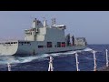 HMCS Vancouver Replenishment-At-Sea from MV Asterix