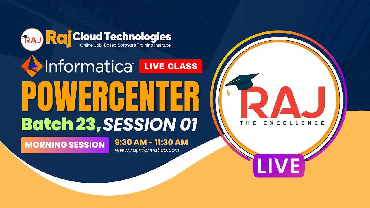 Introduction to Informatica | Batch-23 | Session 1 _ By Raj Informatica ...