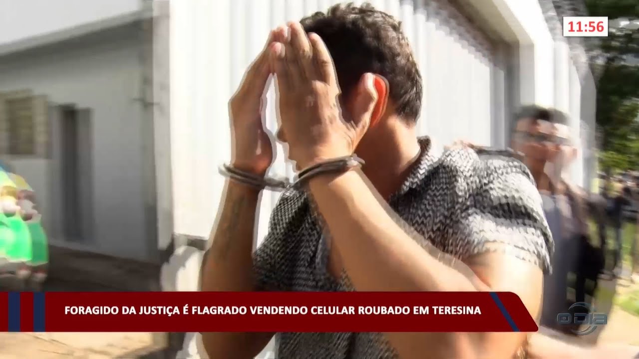 Foragido da justiça é flagrado vendendo celular roubado em Teresina 19 06 2023