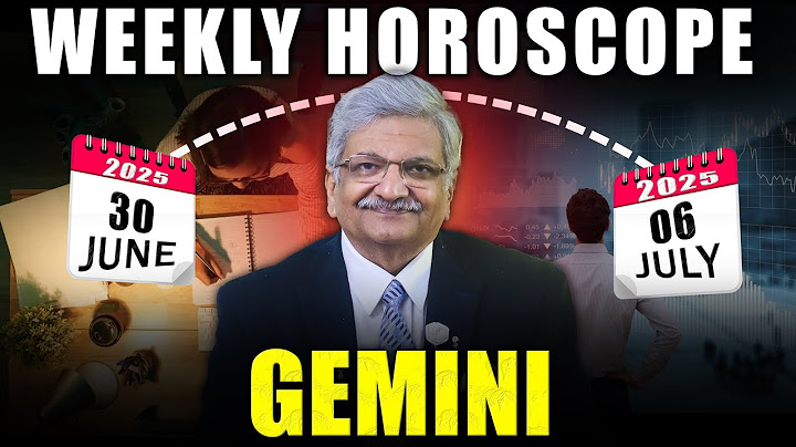 Gemini Weekly Horoscope  | 30 June  to 06 July 2025 |  Syed M Ajmal Rahim