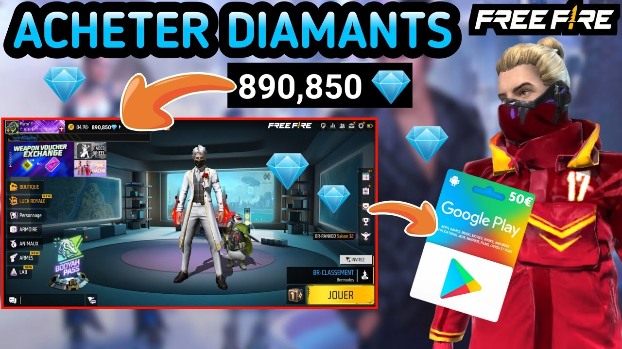 Comment Acheter des DIAMANTS sur Free Fire 2023 | Diamants Free Fire