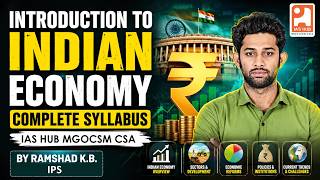Introduction to Indian Economy Syllabus By Ramshad K.B. IPS #IndianEconomy #UPSC #IAS #CivilService
