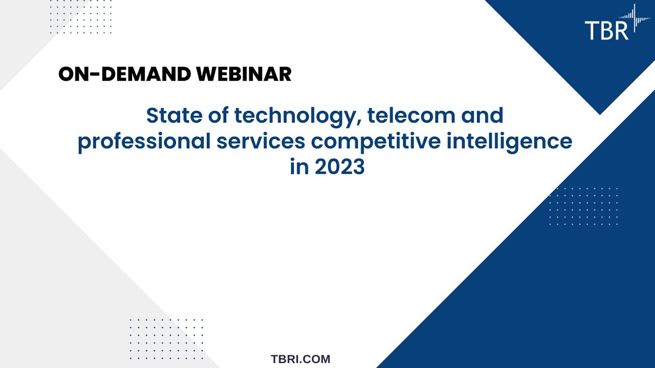 State of Technology, Telecom and Professional Services Competitive ...
