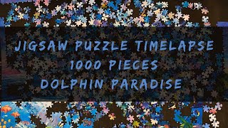 Dolphin Paradise | 1000 Piece Jigsaw Puzzle Time Lapse screenshot 4