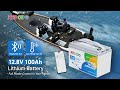 Redodo 12V 100ah bluetooth battery with Real-Time Capacity Monitoring