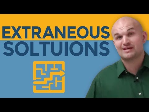 How to determine if solutions are extraneous for absolute value equations
