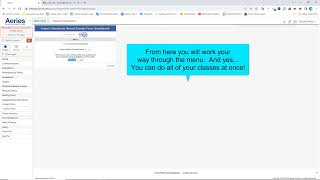 Elementary: Transfer Gradebook in Aeries