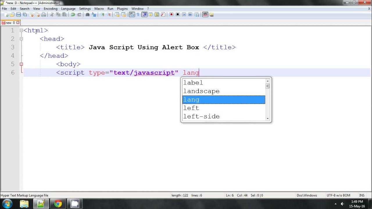 Java Script Alert - YouTube
