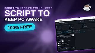 Simple Script to Keep PC Awake — Free and Open Source for Windows