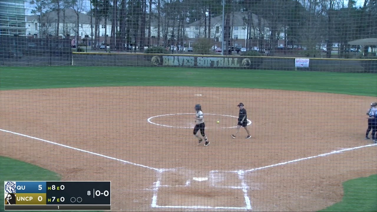 softball-highlights-braves-fall-in-double-header-to-queens-youtube