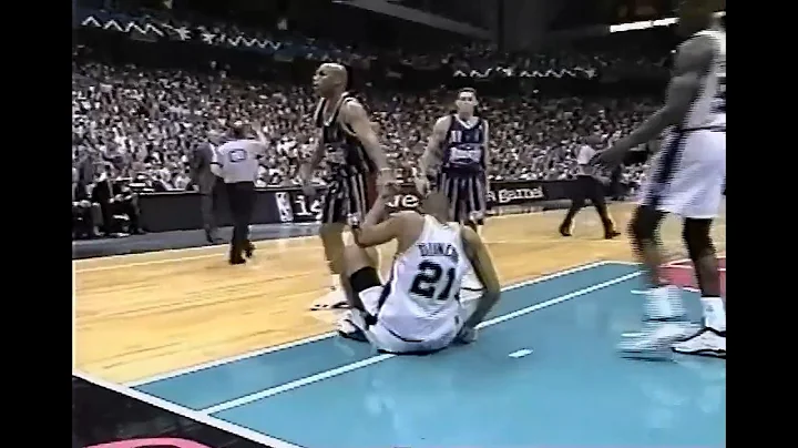 Charles Barkley Defense on Tim Duncan | 1999 NBA Season