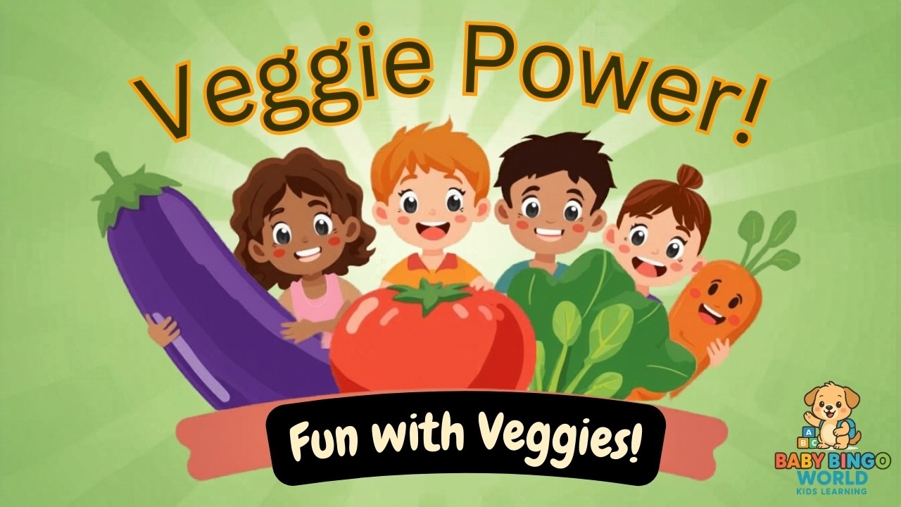 Learn Vegetables Names with Pictures 🥕🥦 | Preschool Learning for Kids #kidslearning