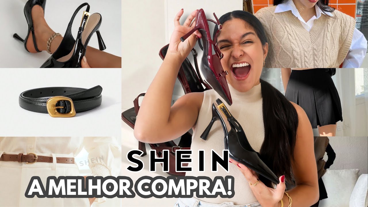 COMPREI AS PEÇAS MAIS LINDAS DA SHEIN - SCARPIN SLINGBACK