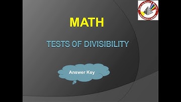 Class 4 Math (Video 11c Tests of Divisibilty  Countdown page no. 22 Ex no. 2a Q no. 4 to 8 answers)