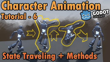 Godot 3D Character Animation 6 - State Transitions and Calling Methods