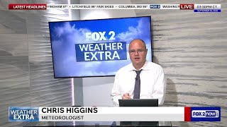 Weather Extra with Chris Higgins: Sizzling near record Heat continues into the weekend