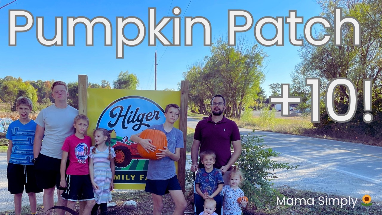 Pumpkin Patch Fun with 8 Kids 🍂 | Cozy Fall Day & Family Dinner Traditions
