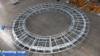 9m diameter revolving stage from Nostec