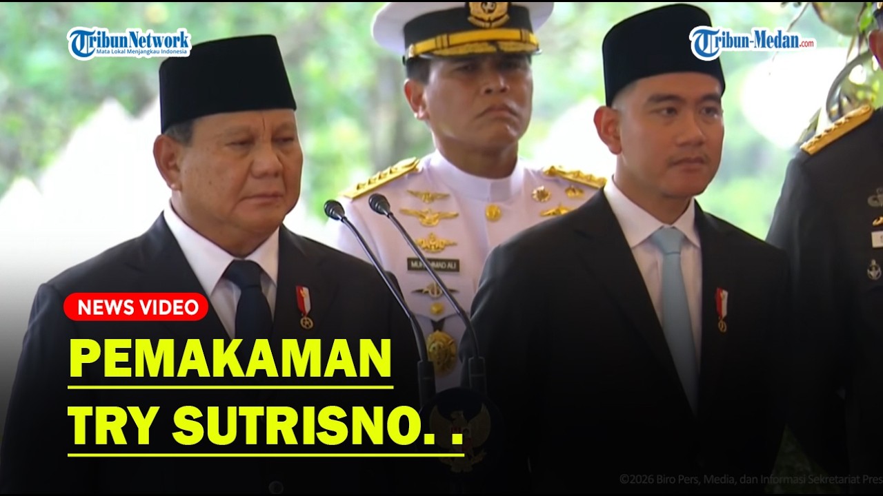 🔴 Prabowo-Gibran Makamkan Try Sutrisno di TMP Kalibata