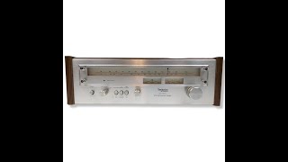 希少　レトロ　年代物　Technics　ST−7600 ステレオチューナー TECHNICS ST-7600 by Panasonic Vintage FM/AM STEREO TUNER WOOD CASE