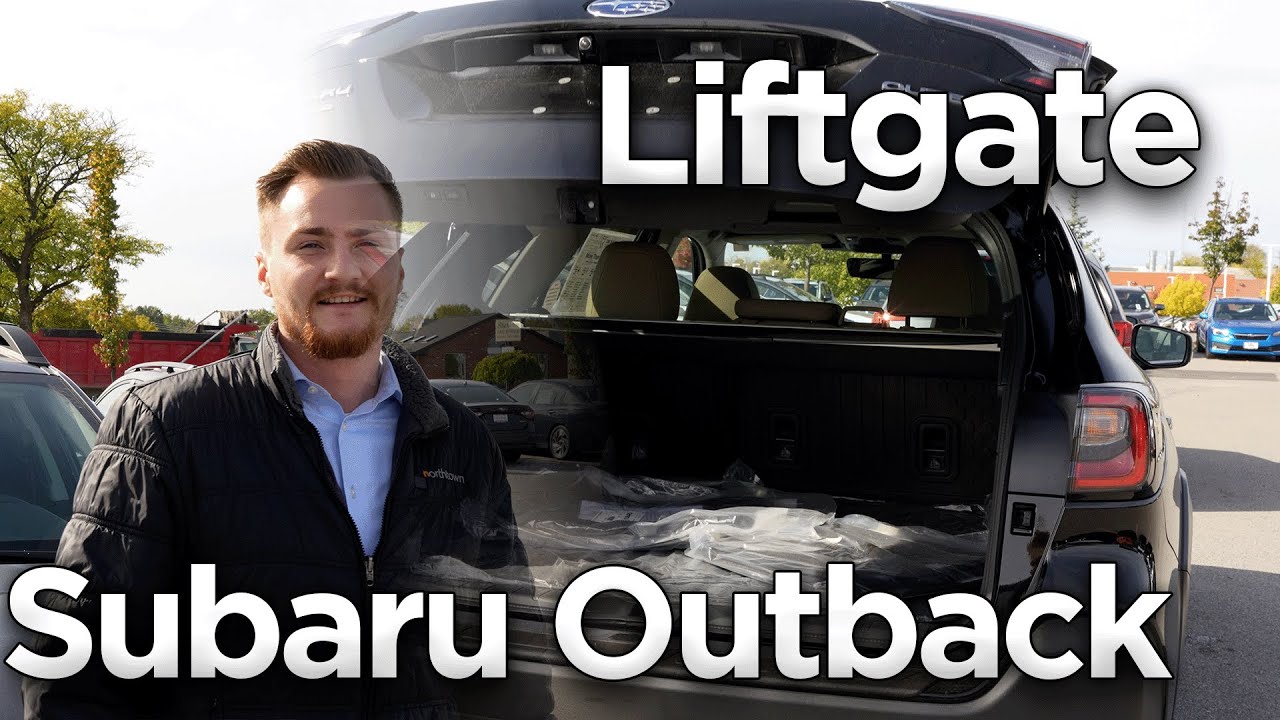 How to Use 2024 Subaru Outback Power Liftgate Outback YouTube